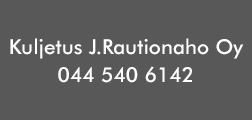 Kuljetus J.Rautionaho Oy logo
